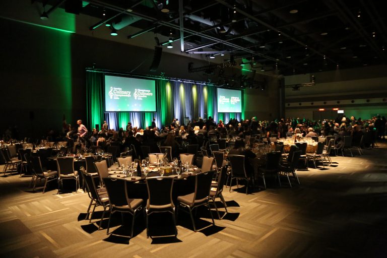 Canadian Culinary Championship Stage Setup