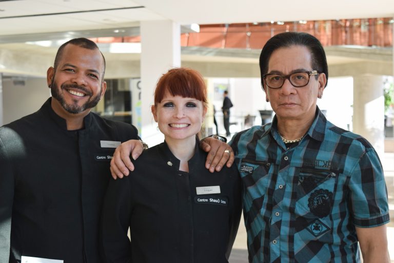 Three people together