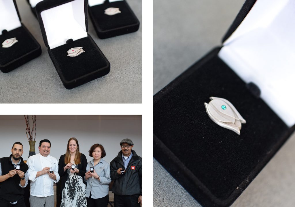 Shaw Centre Long Term Service Award Pin Collage