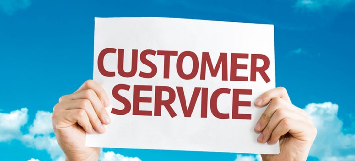 Customer Service Sign