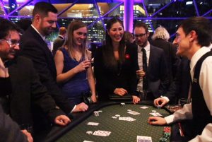 Poker game at Casino Night
