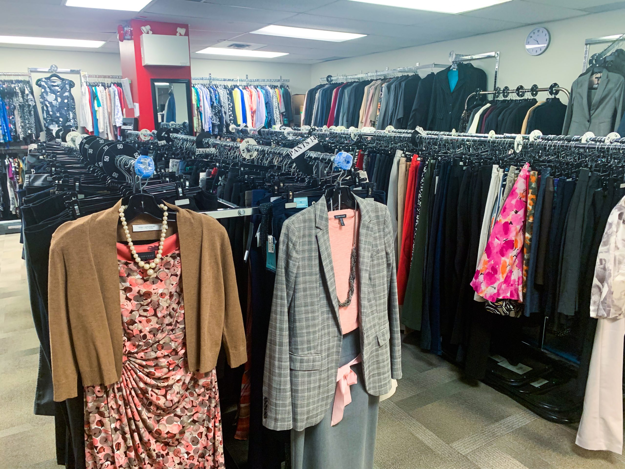 Dress of Success Clothing Display