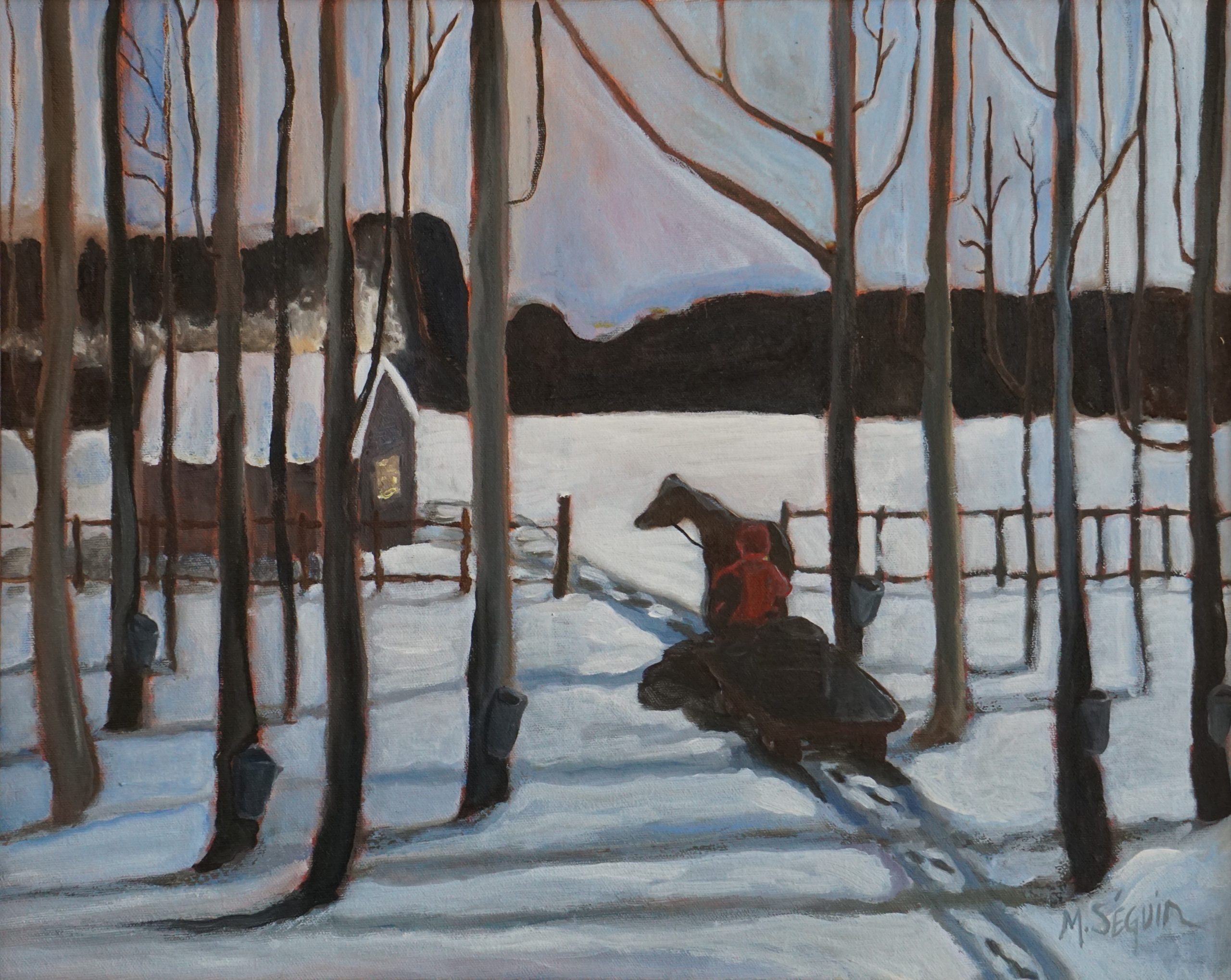 "Cabane A Scure" Painting