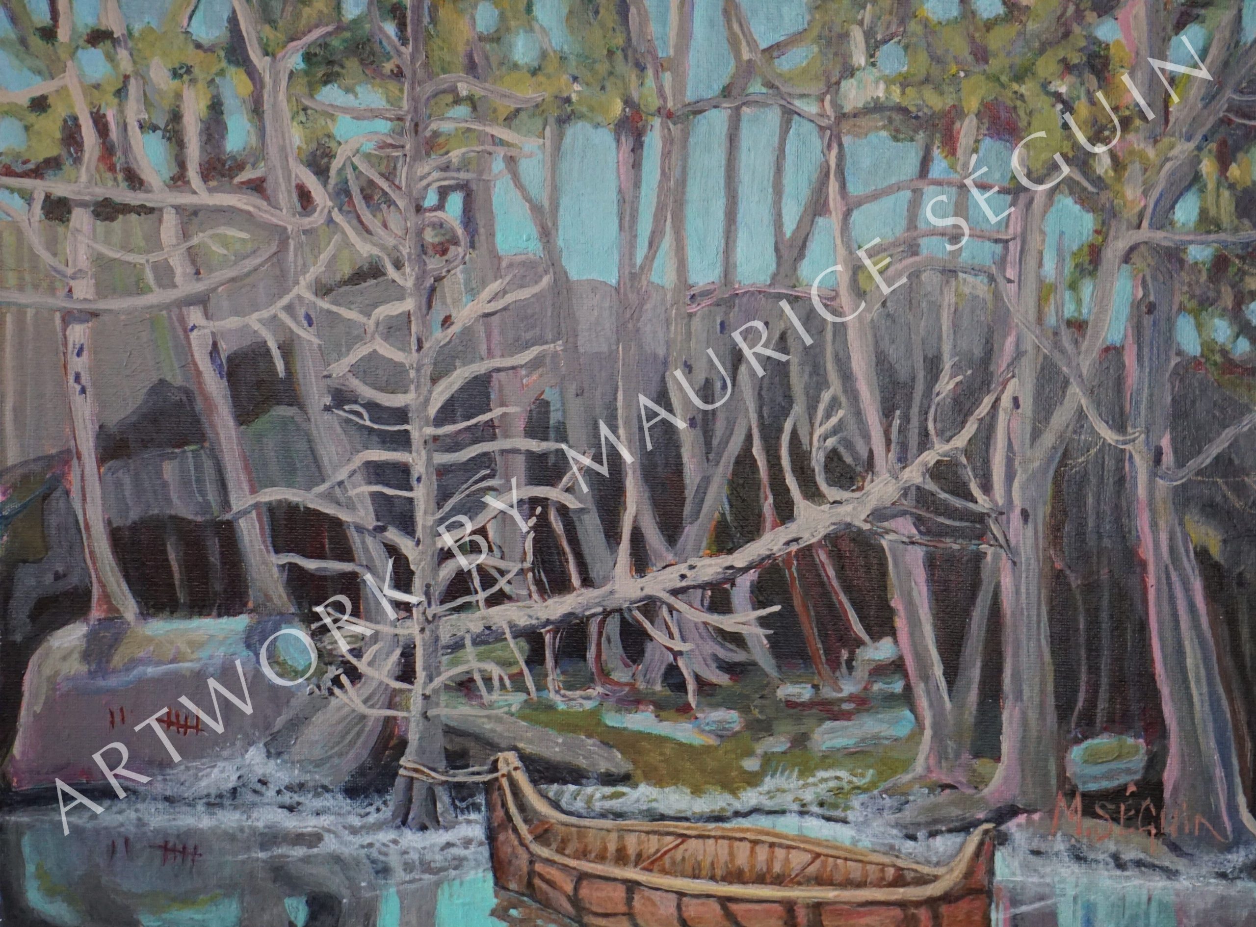 "The Voyageur" Painting