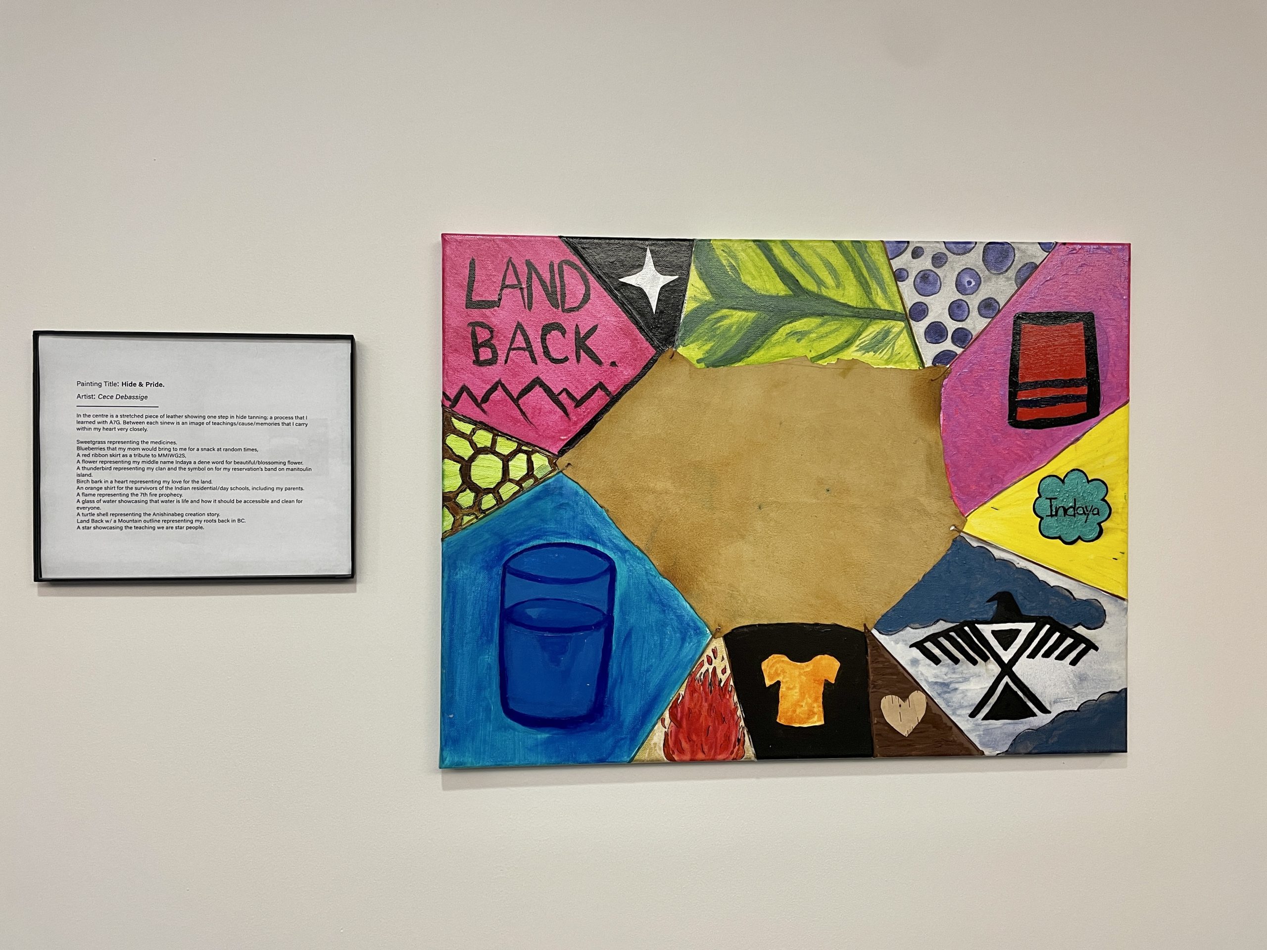 Photo of "Hide and Pride" painting