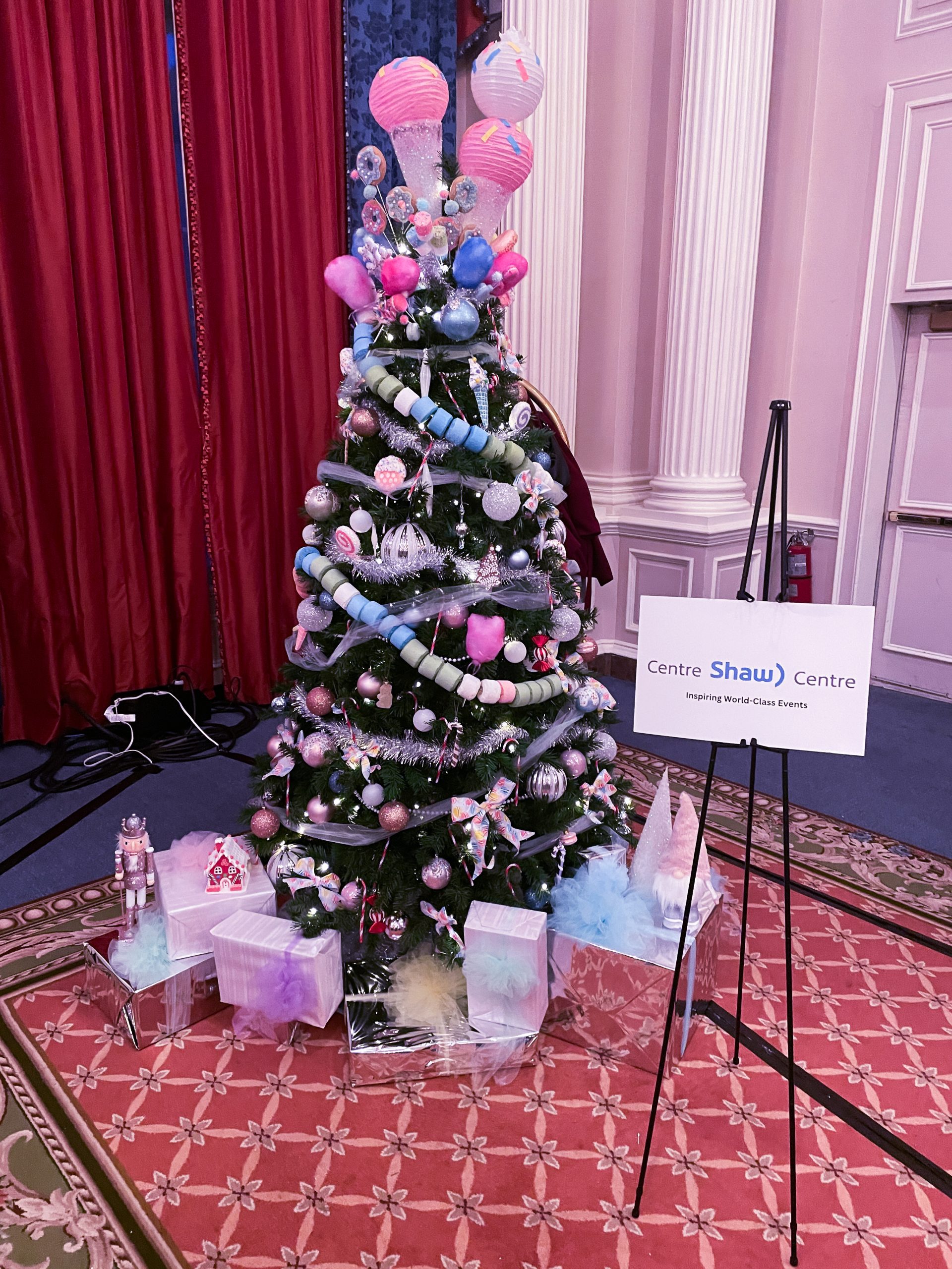 Shaw Centre candy land Christmas tree