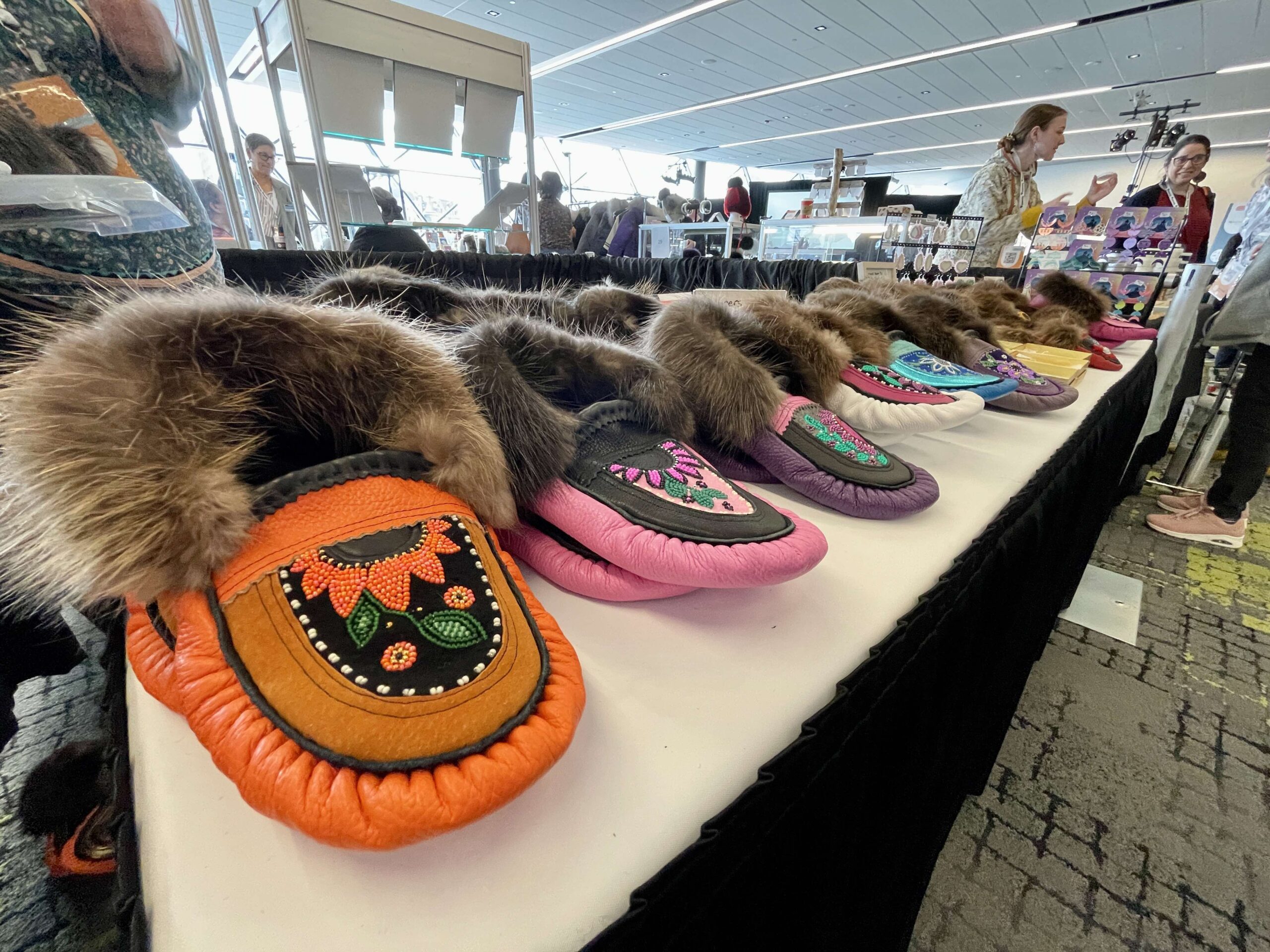 beautiful beaded Moccasins