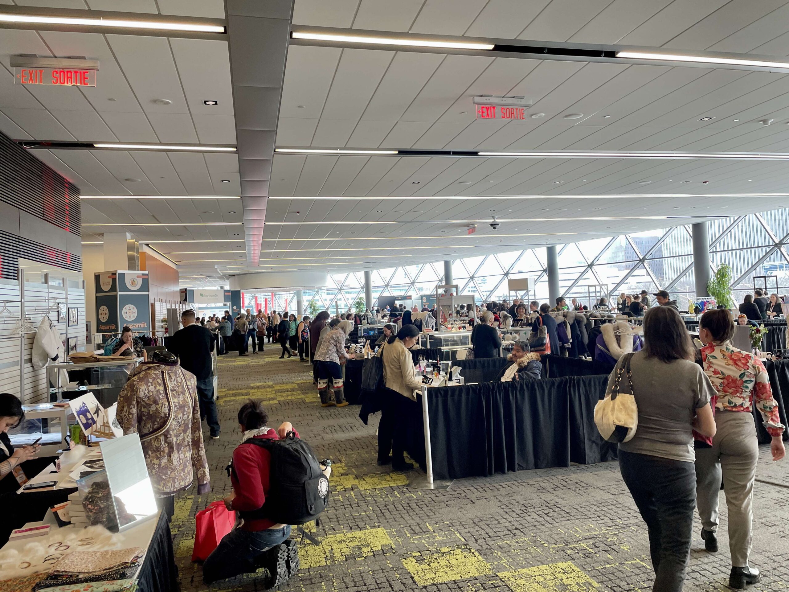 Trade show floor