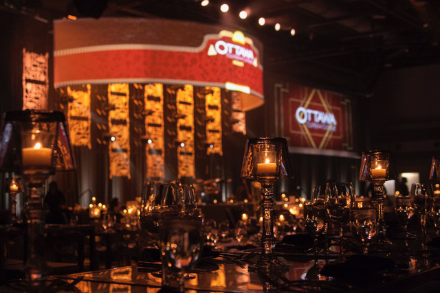 Interior image of the LouLou lounge with candles.