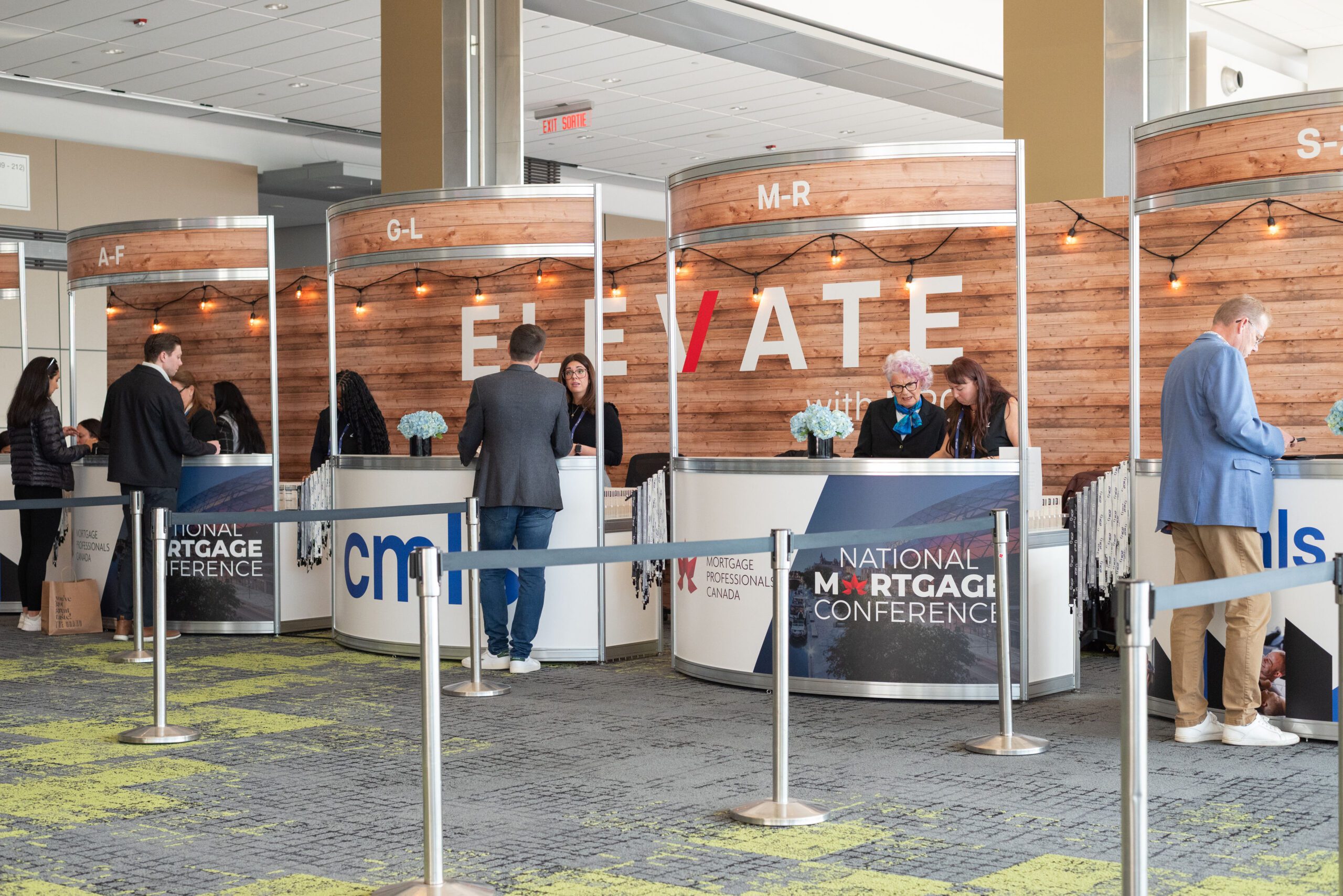 National Mortgage Conference popups at Rogers Centre