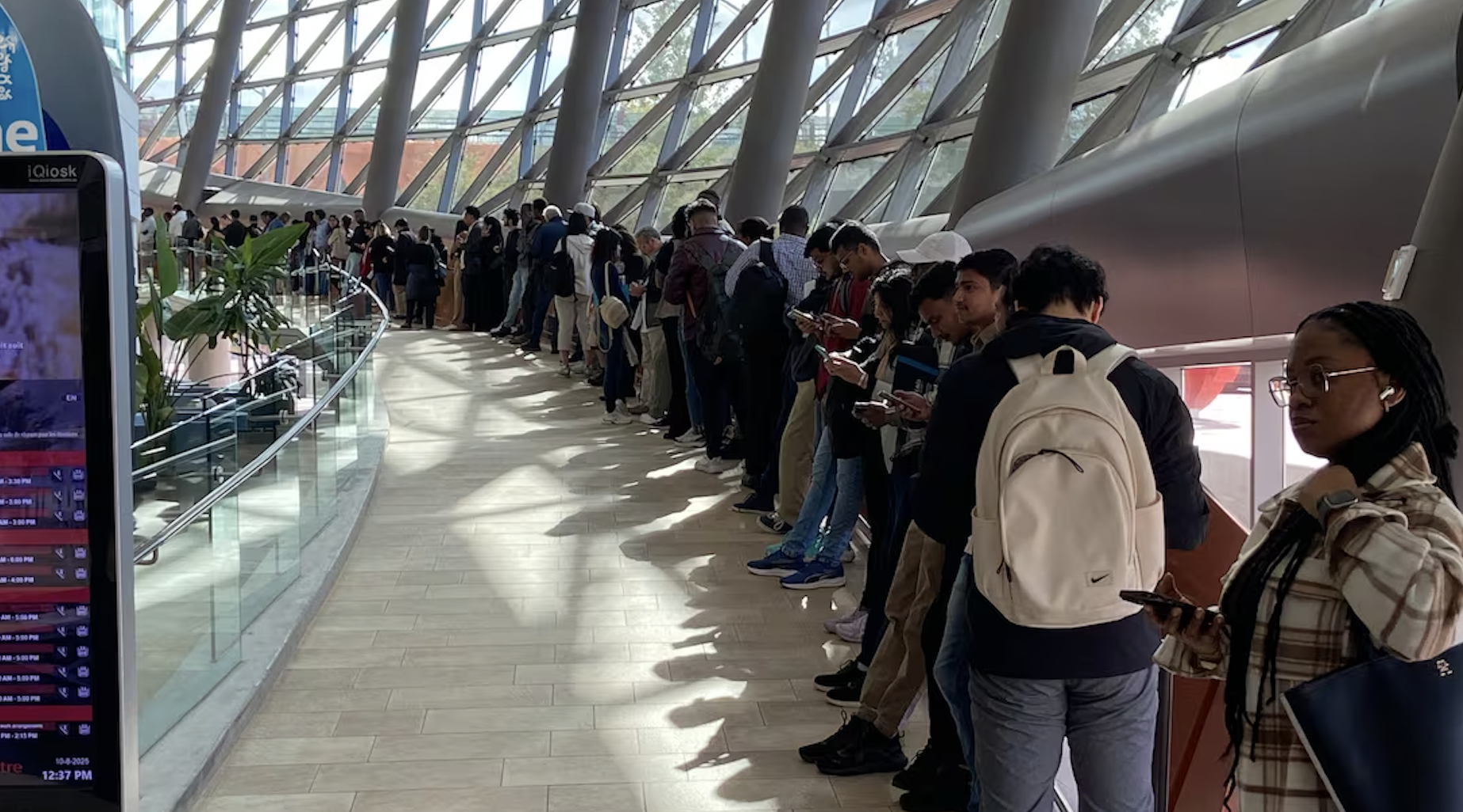 Line-up for an event at Rogers Centre