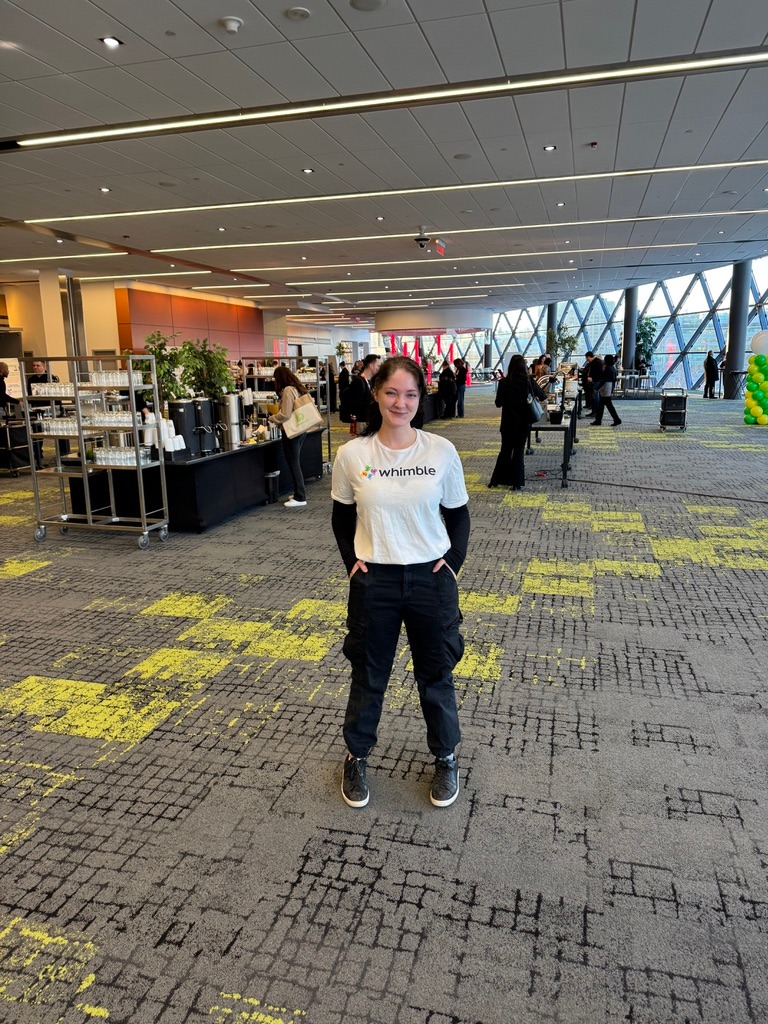 Whimble volunteer attending the Whimble conference at Rogers Centre